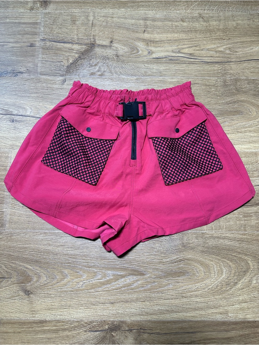 Free People Movement Pink High-Waist Athletic Utility Shorts XS